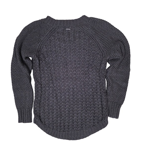 Calvin‎ Klein Jeans Minimalist Black Chunky Knit Crewneck Sweater Size S - Picture 2 of 8